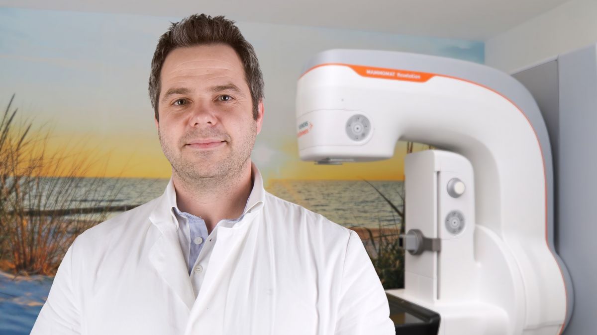 Dr. Michael Blazek, programmverantwortlicher Arzt der Mammographie-Screening-Einheit mit Standorten in Siegen, Olpe, Bad Berleburg und Arnsberg. von privat