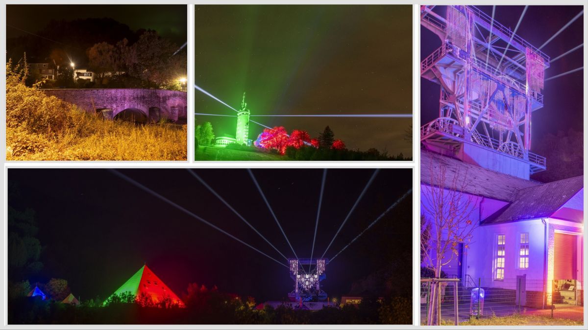 Die vierte Auflage von Lennestadt leuchtet zog am Wochenende, 14. und 15. Oktober, wieder viele Besucher an. von Collage und Fotos: Nils Dinkel