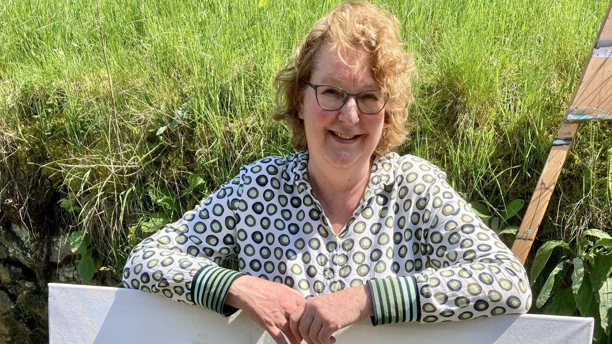 Nicht das fertige Bild, sondern der Weg dahin ist das Ziel. von privat