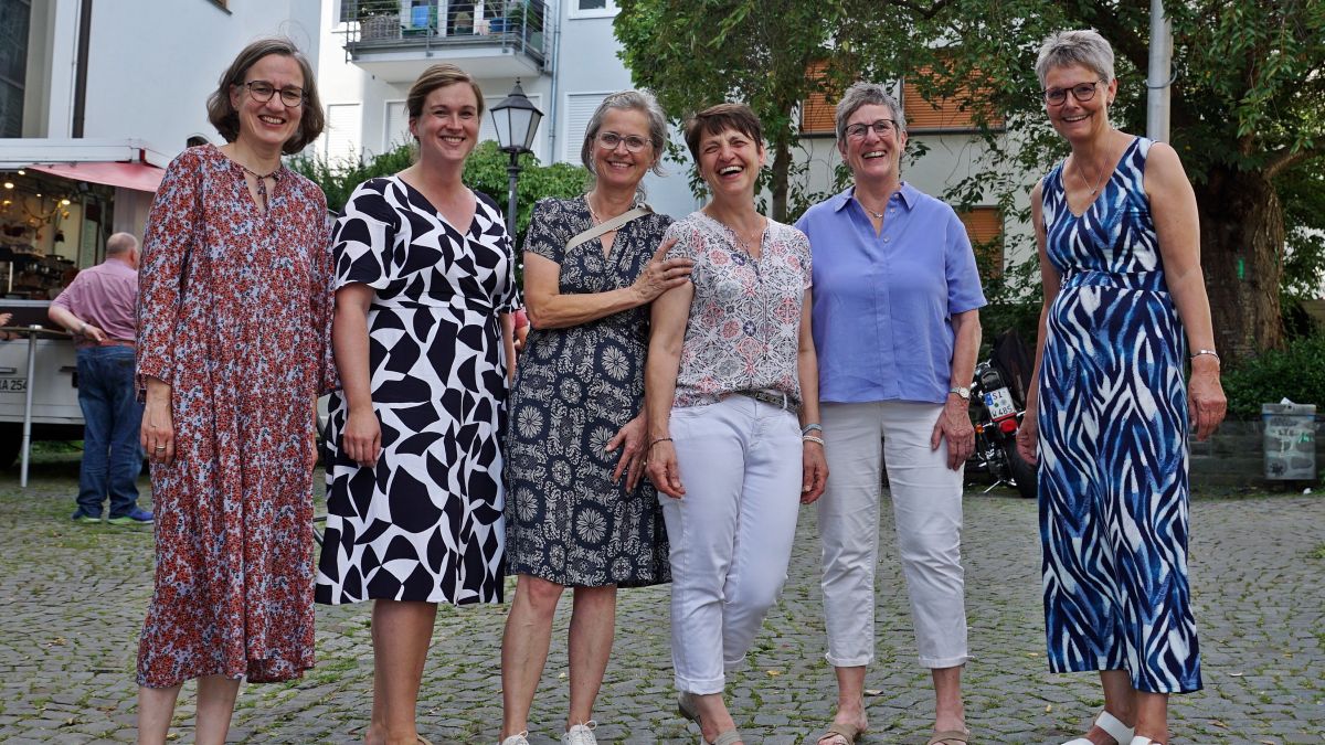 Das Team bei der Verabschiedung (v.l.n.r.): Karin Wolf, Kerstin Vieth, Anne-Christine Nähring, Katharina Werthebach, Anne Günther und Lioba Ewers. von Philipp Wolf