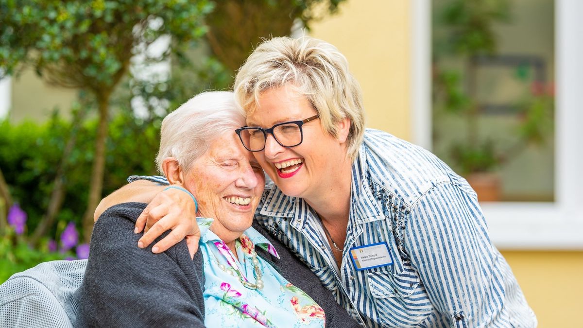 In der Tagespflege wird sich um die Senioren gekümmert. von privat