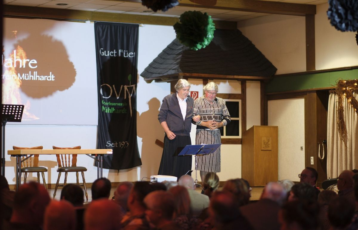 Die „Kaffeetanten“ Uli Selter und Peter „Pittjes“ Höffer. von privat