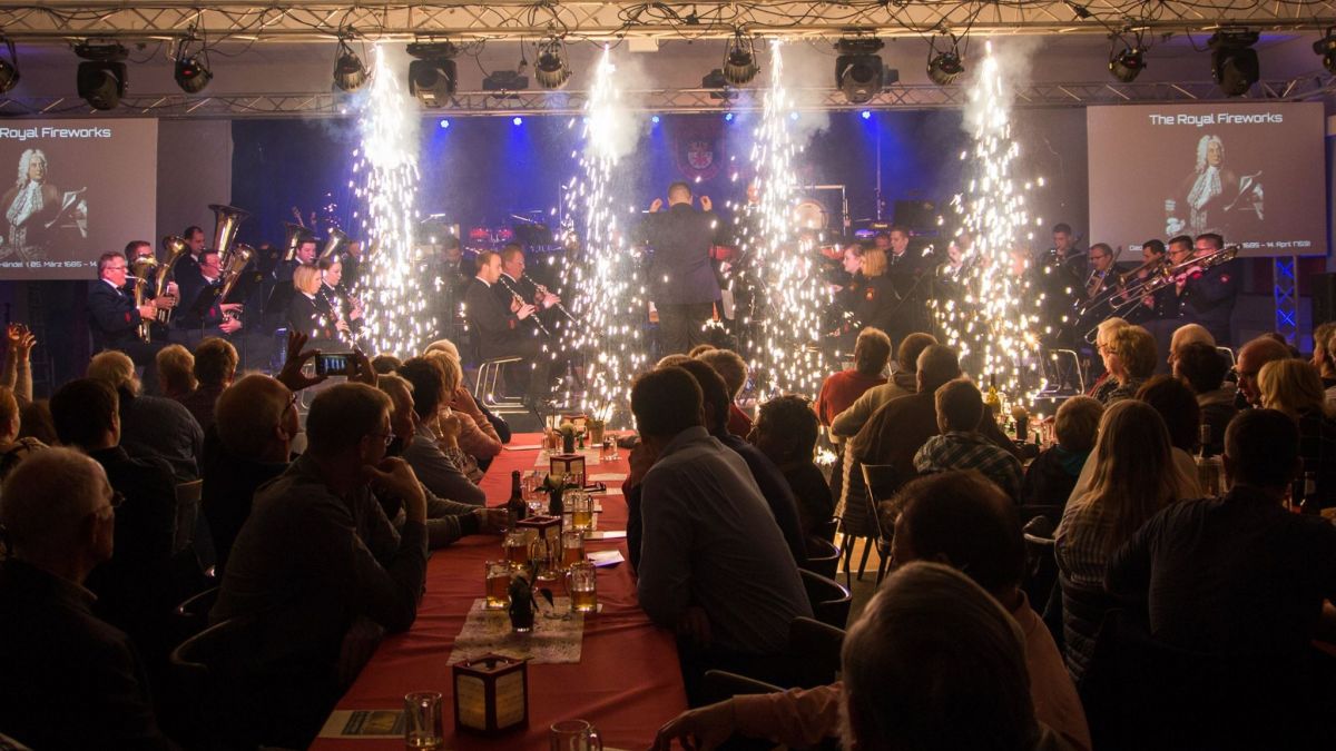 Für Überraschungen ist der Musikzug Bergerhof bei seinen Konzerten immer gut. von privat