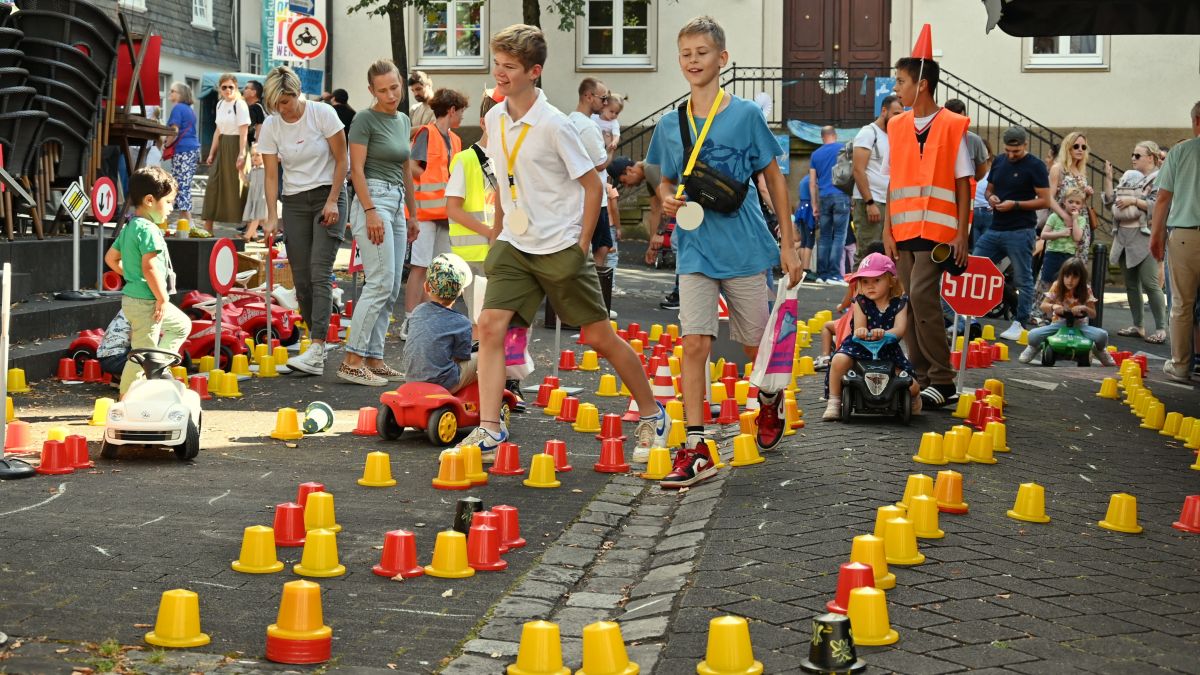 Die 50. Muggelkirmes fand im September 2023 in Olpe statt. von Michael Walkenbach