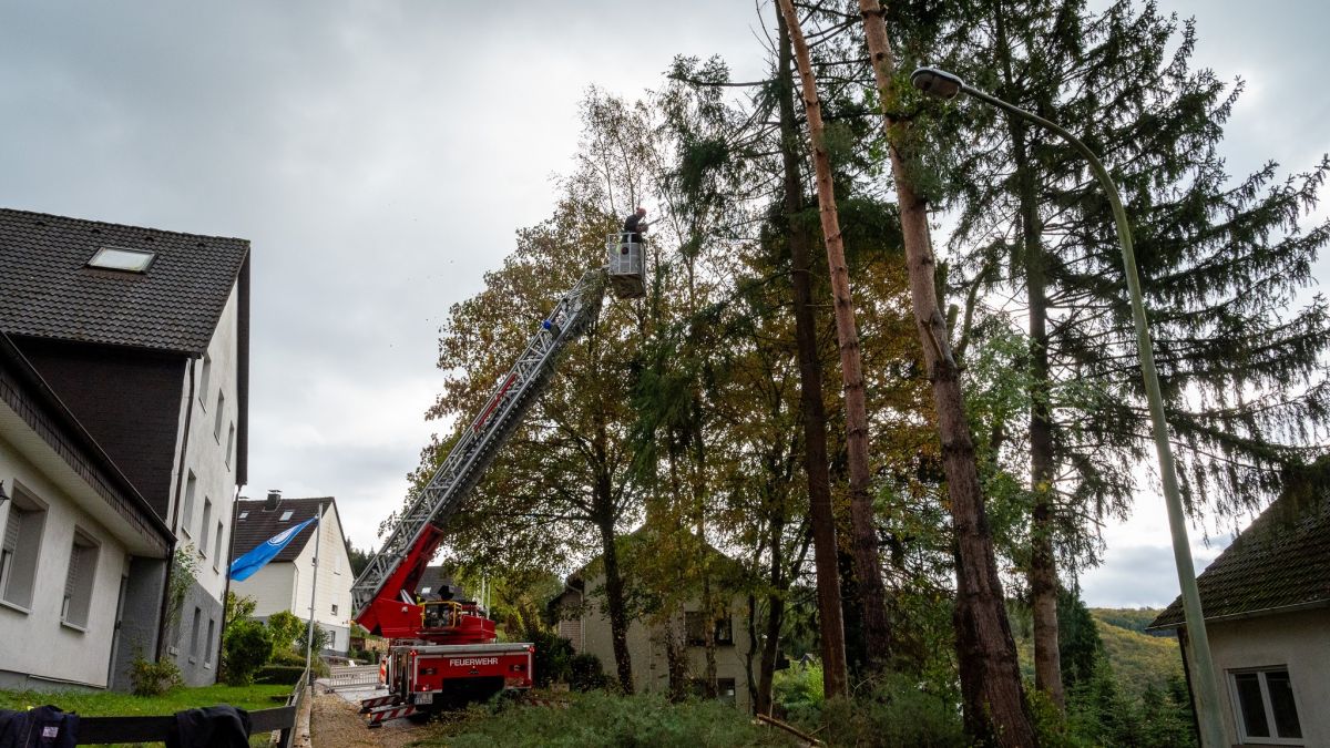 Vierzehn Einsatzkräfte haben den Lehrgang Technische Hilfe Wald der FW Finnentrop absolviert. von privat