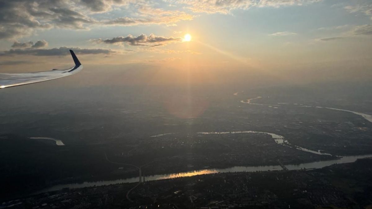 Segelflug in Koblenz am Deutschen Eck. von privat
