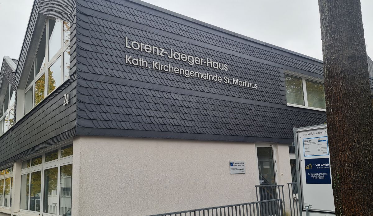Der Name Lorenz-Jaeger-Haus ist in Olpe bald Geschichte. Das Gebäude wird umbenannt. von Wolfgang Schneider