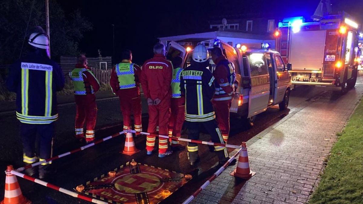 In Albaum fand eine Großübung statt. von Feuerwehr Kirchhundem