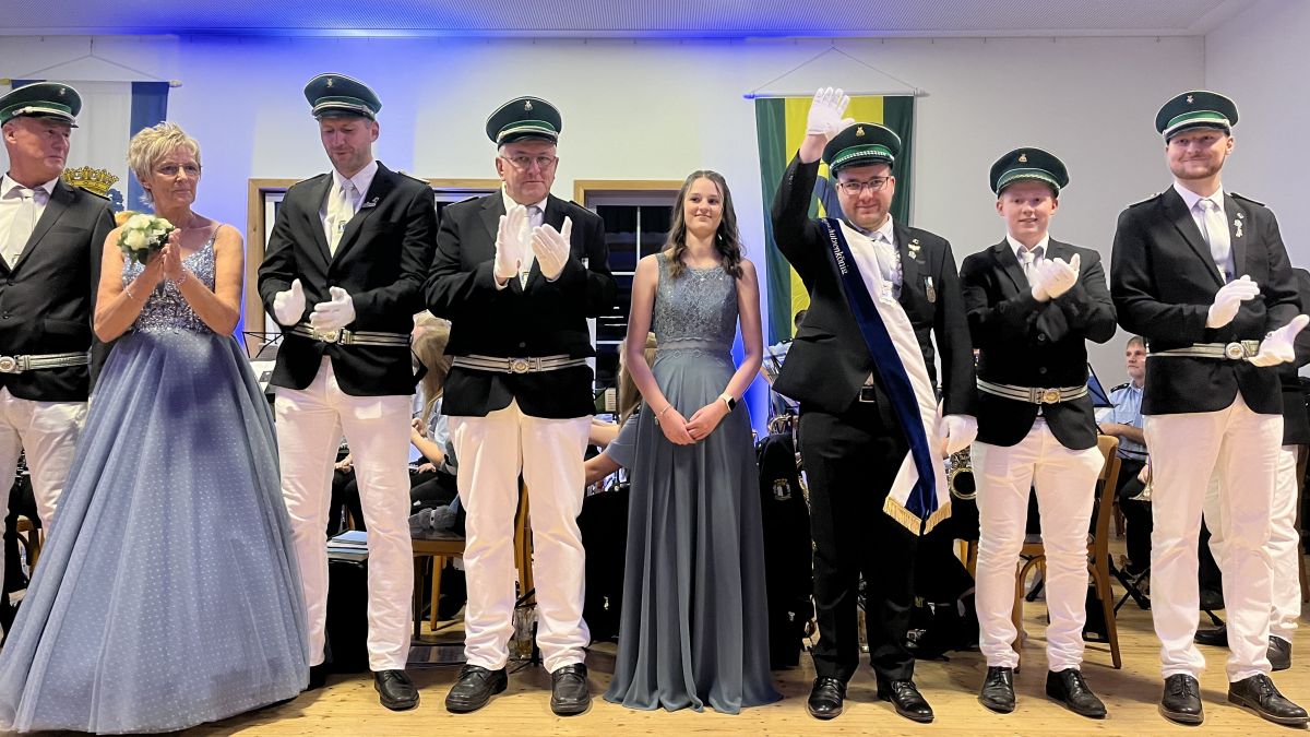 Schützenverein Elspe beim Stadtschützenball in Elspe 2023. von Catriona Rath