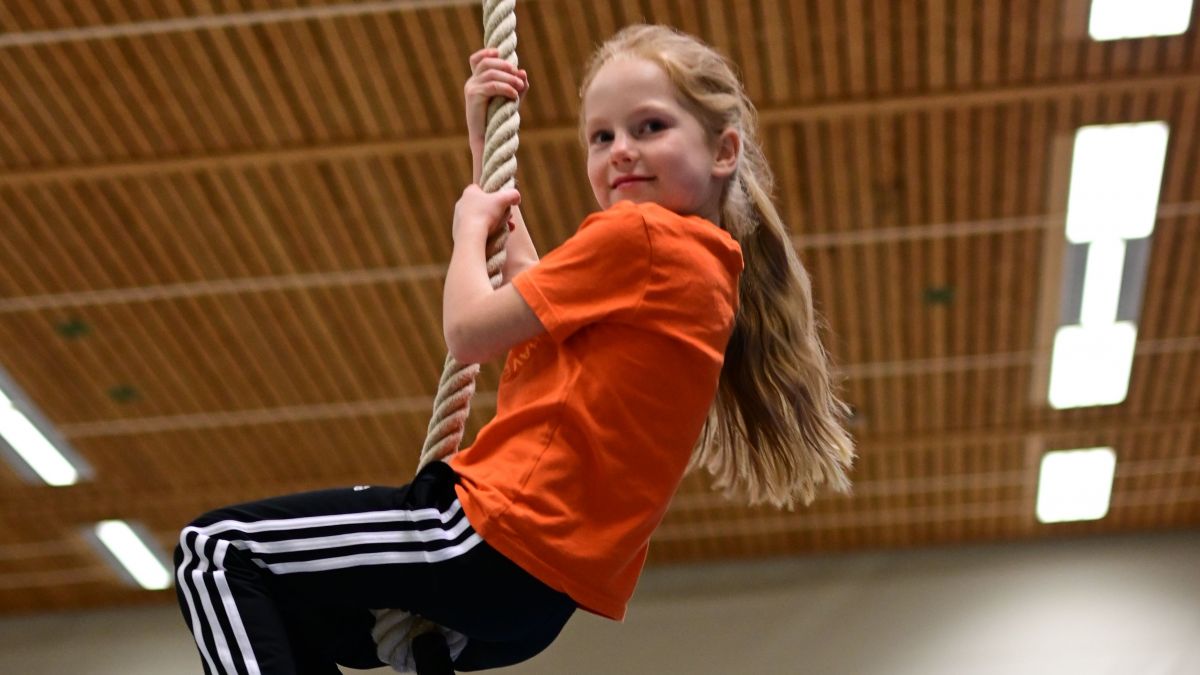 Bei der Turnaktion vom Herrnscheider Kindernest und dem TuS Drolshagen konnten sich die Kinder frei austoben. von privat