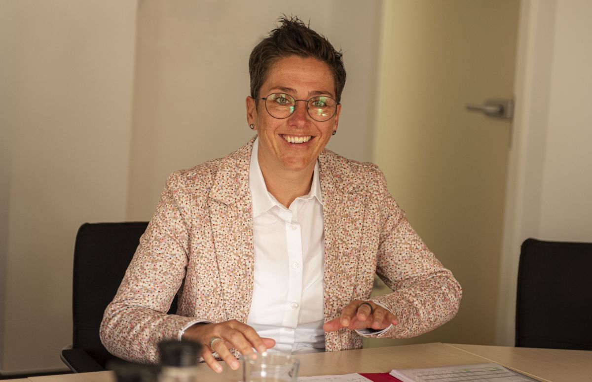 Stephanie Krömer, Chefin der Arbeitsagentur Siegen. von Nils Dinkel