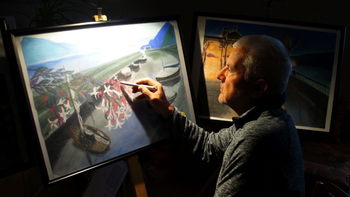 Dr. Vladimir Kobelev ist ein inspirierendes Erlebnis aus Licht und Farbe. von privat