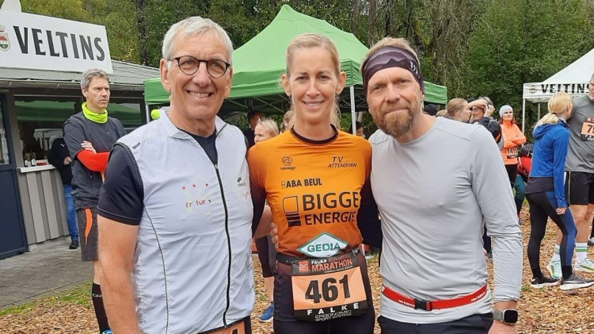 Wolfgang Rohe, Astrid Hellner und Andreas Claren (von links) vom TV Attendorn. von privat