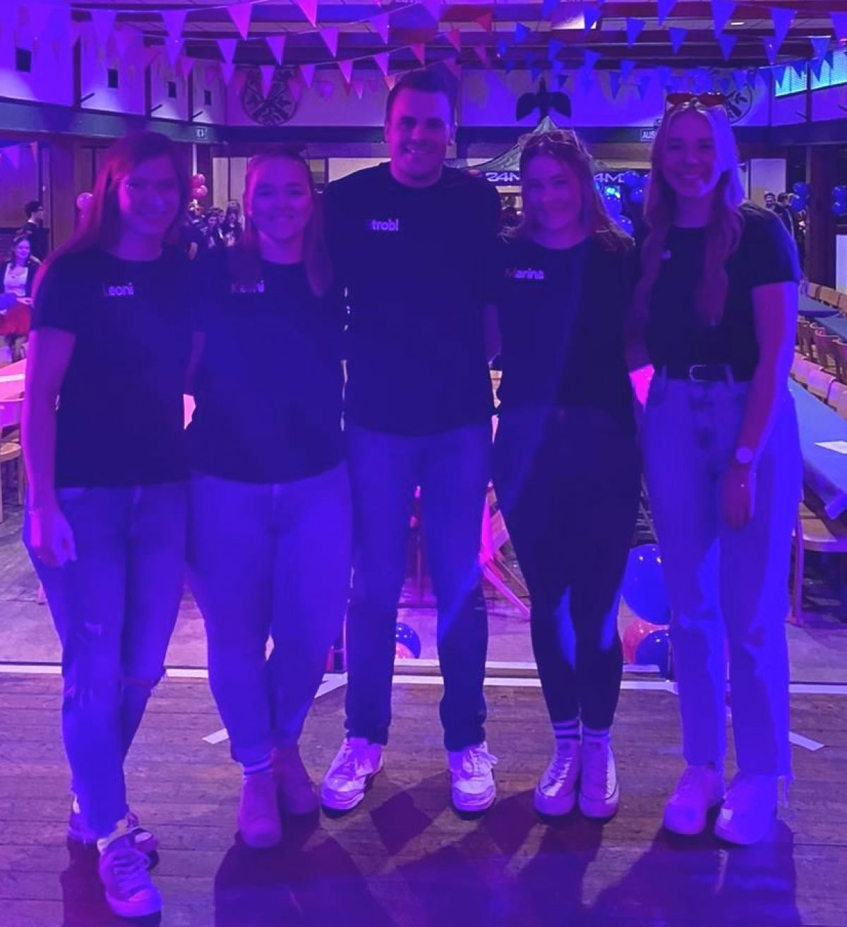 Das Orgateam: Leoni Bock, Kathi Ohm, Christoper Strobel, Marina Marl und Anna Stuff hat Grund zum Strahlen. Auf dem Foto fehlt Anne Henze. von privat