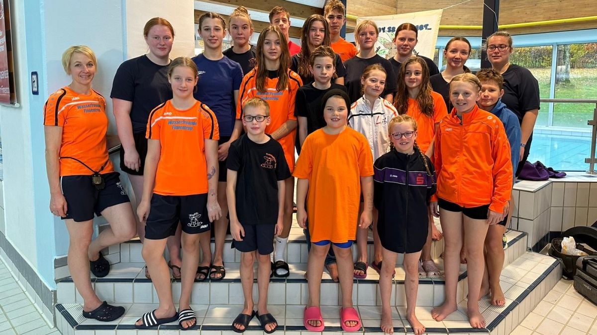 Die Wasserfreunde Finnentrop waren beim 39. Sparkassen-Maipokal-Wettkampf erfolgreich. von privat