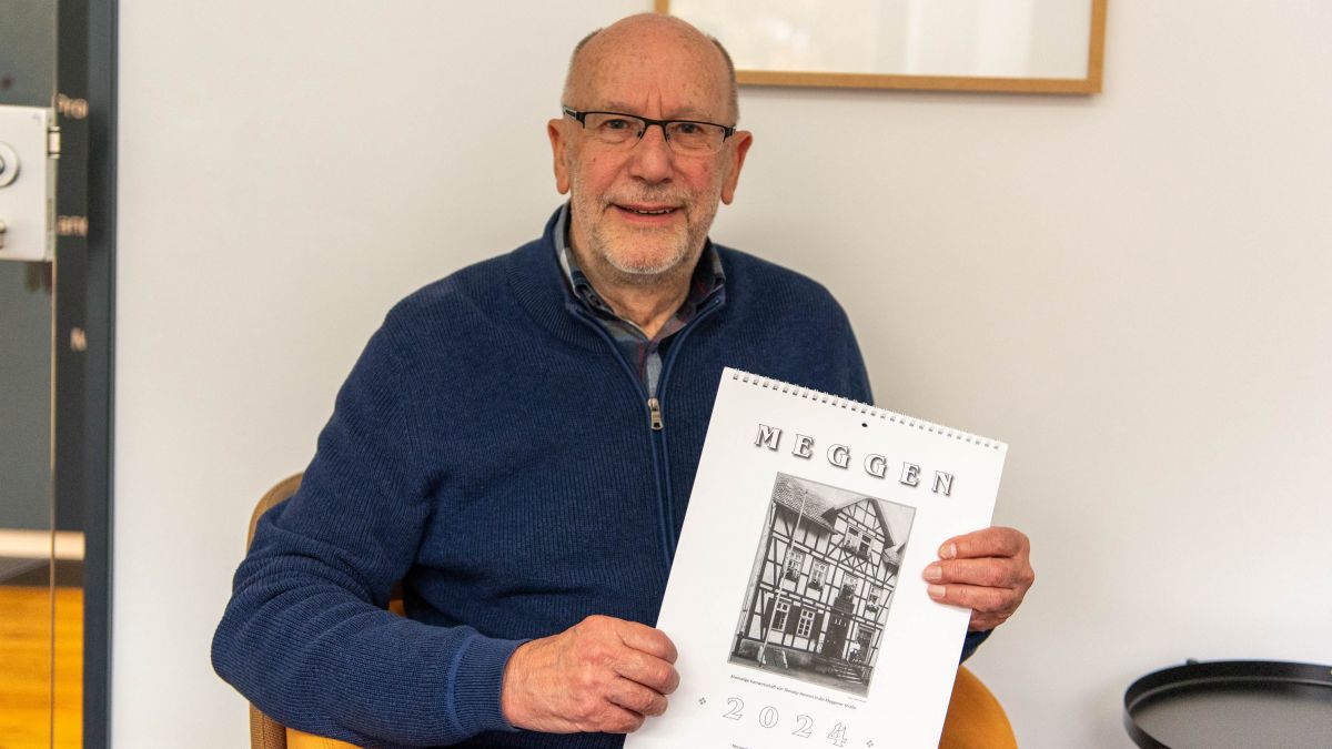 Hermann Dörnemann stellte den Jahreskalender des Heimatvereins Meggen vor. von Nils Dinkel