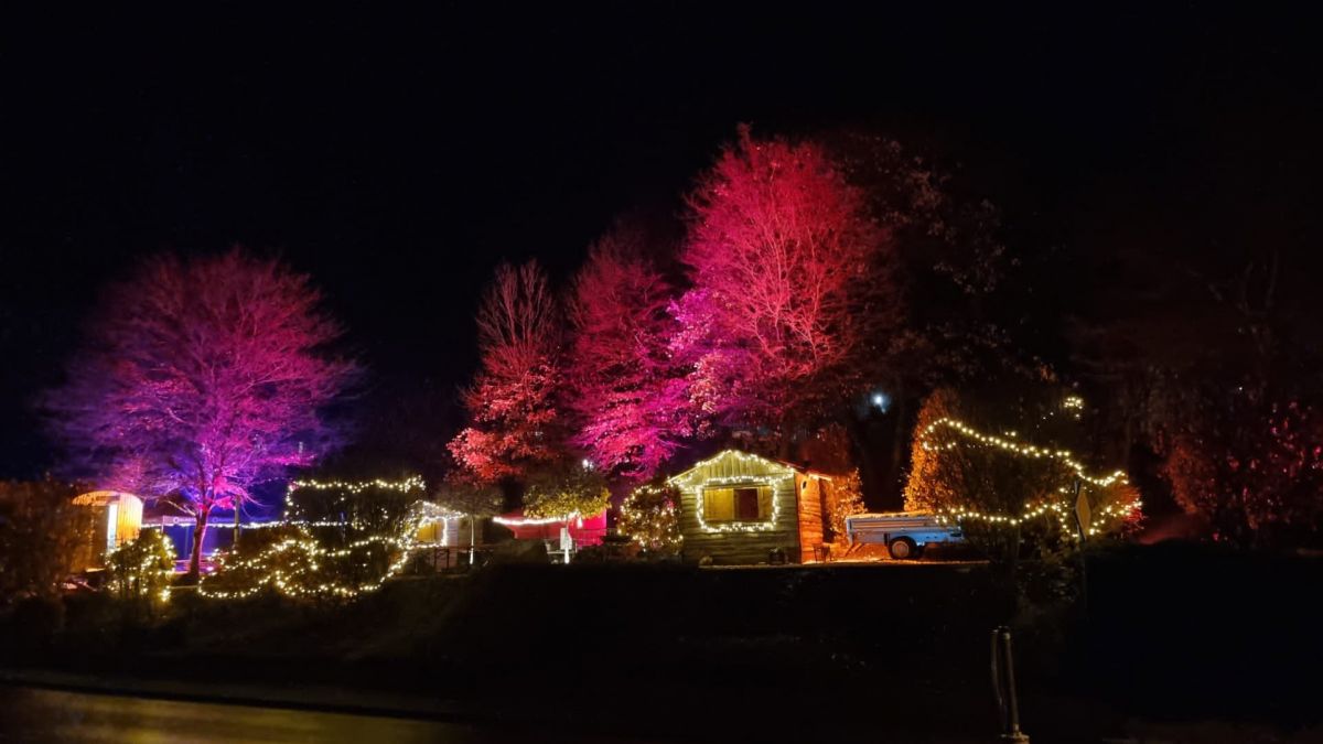 Lichtermarkt in Rahrbach. von privat
