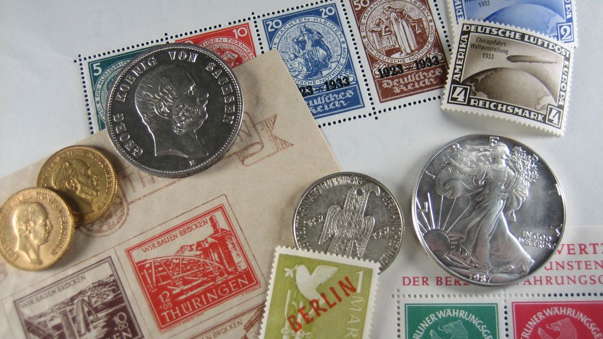 Große Briefmarken und MünzenBörse in der Stadthalle