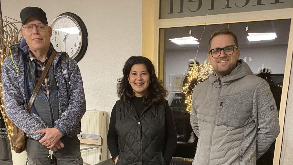 Freuen sich über die große Spendenbereitschaft (von links:) Axel Zappe, Meral Olcas und Marcel Sauermann. von privat