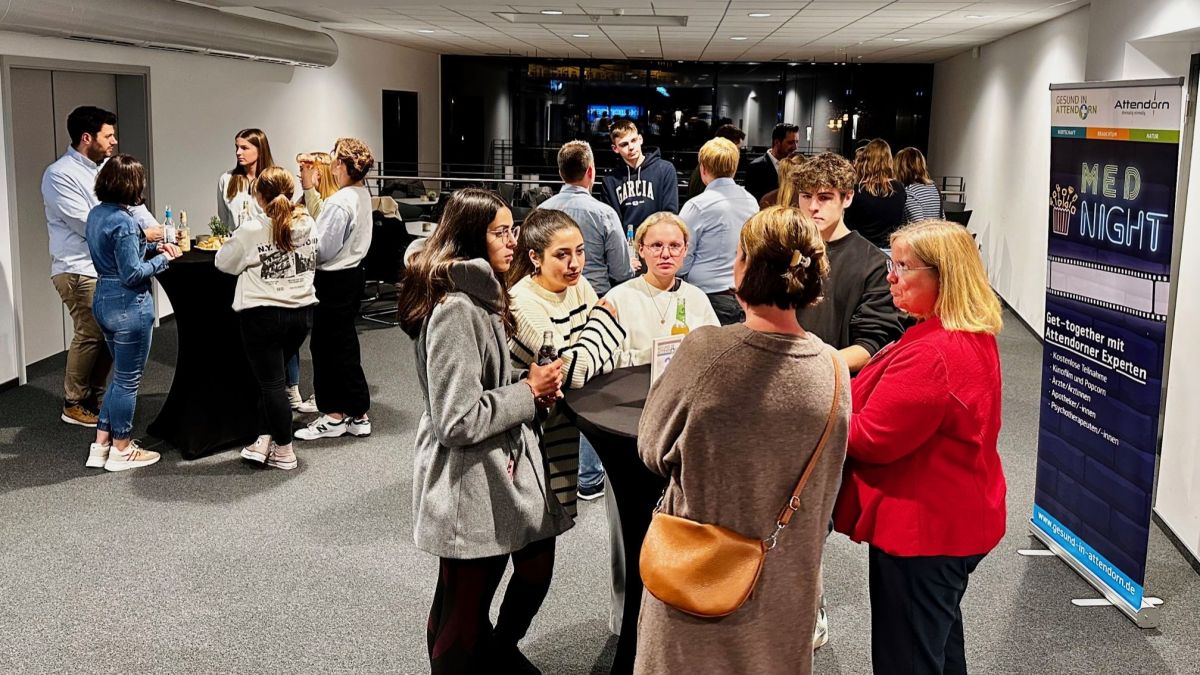 Im Mittelpunkt standen interessante Gespräche und ein reger Austausch. von privat