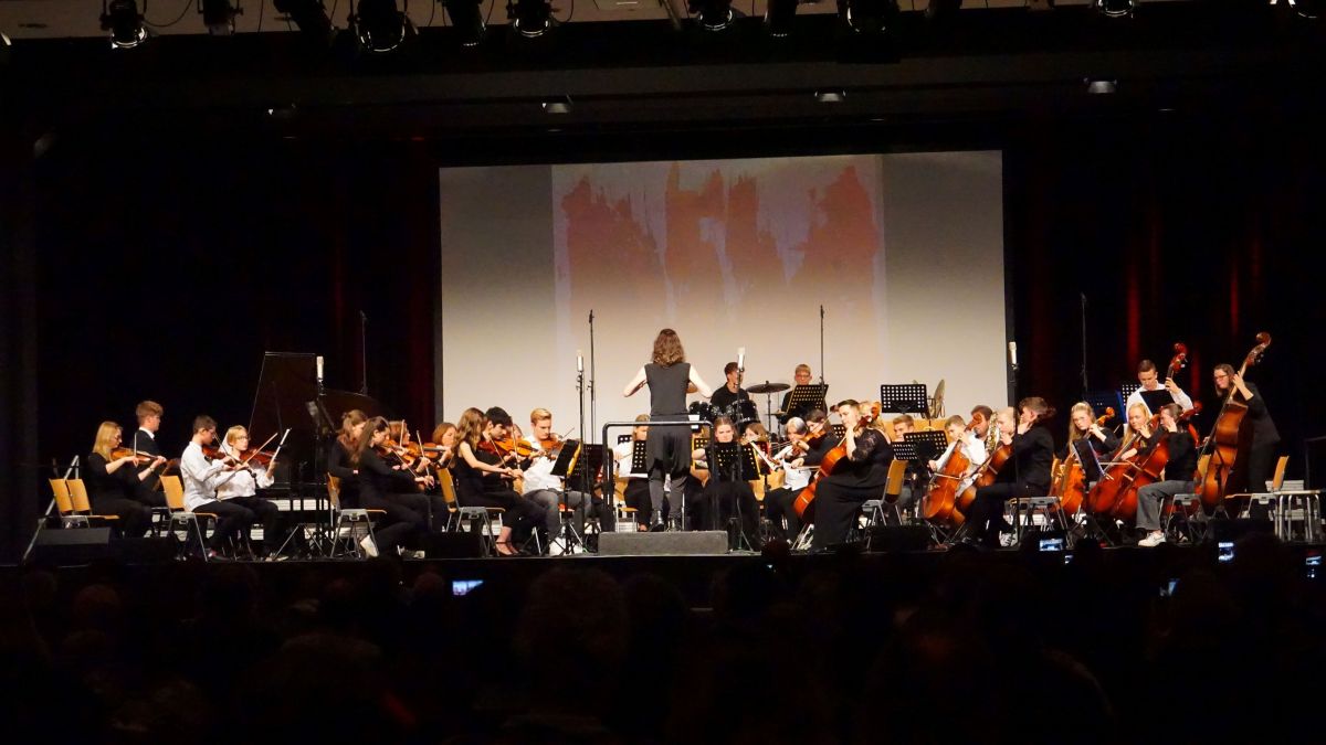 Die Musiker begeisterten beim gemeinsamen Konzert in der Stadthalle. von privat