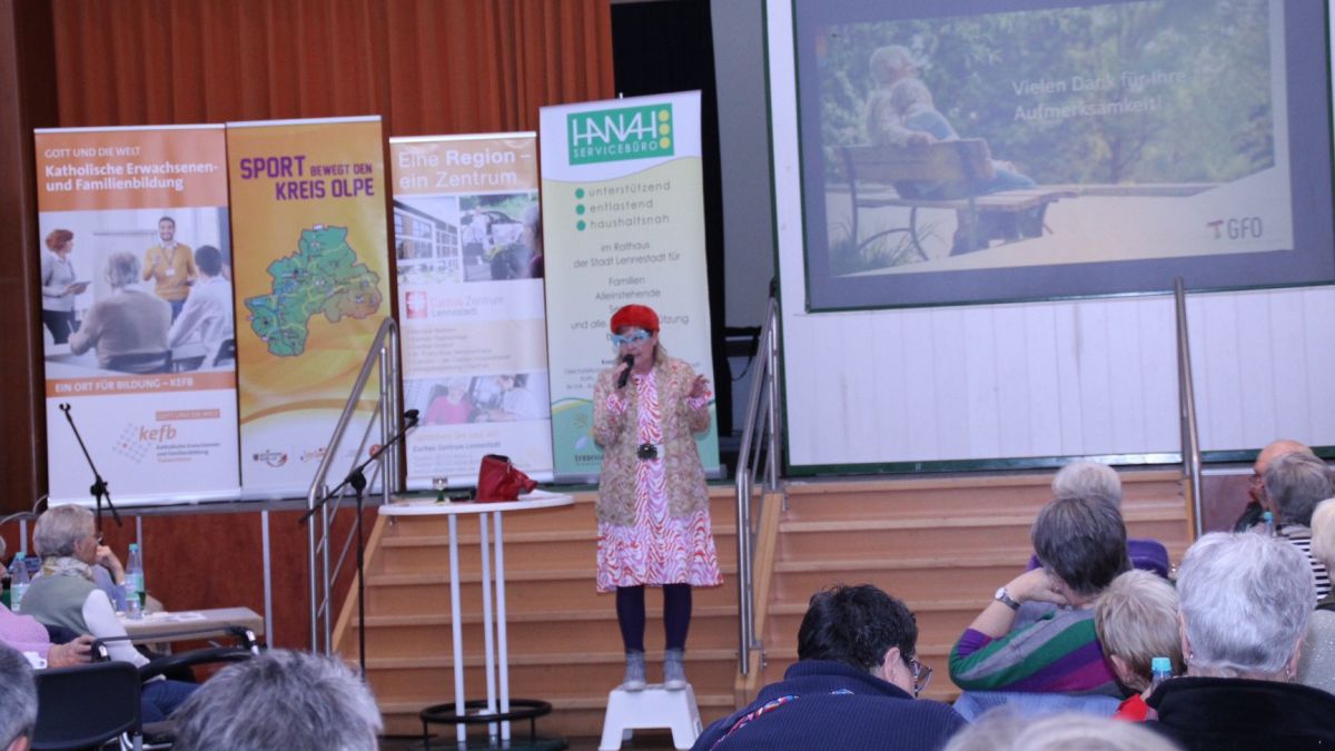 „Hettwich vom Himmelsberg“ bei der Auftaktveranstaltung zu „Gemeinsam statt Einsam“. von EiL - Ehrenamt in Lennestadt