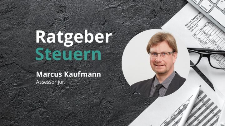 Marcus Kaufmann, Ratgeber Steuern.
