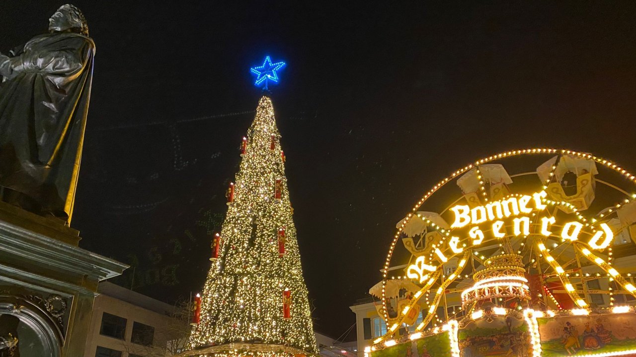 Die Lennestädter Frauen verbrachten einen tollen Tag im vorweihnachtlich geschmückten Bonn. von privat