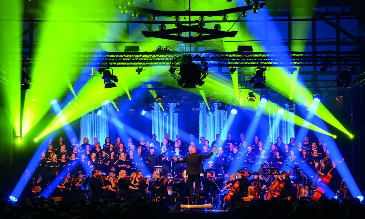 Die Volksbank-Gala „Night of Sounds“ findet auch 2024 in Elspe statt. von privat