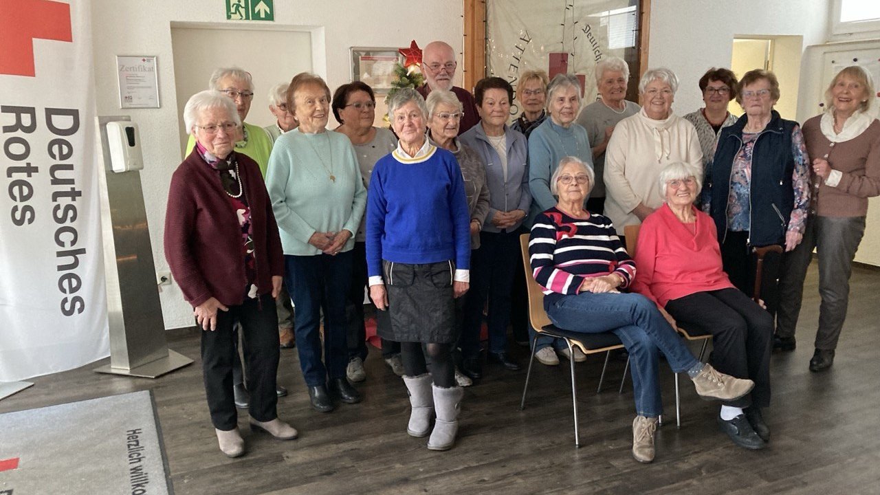 Weihnachtsfeier der DRK-Senioren-Gymnastikgruppe Attendorn. von privat