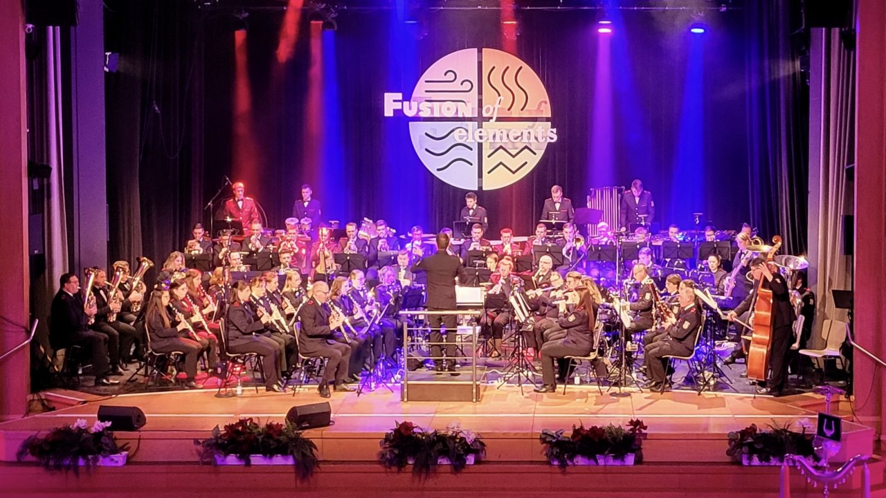 Der Musikzug der Feuerwehr Olpe überzeugte bei seinem Jahreskonzert. von privat