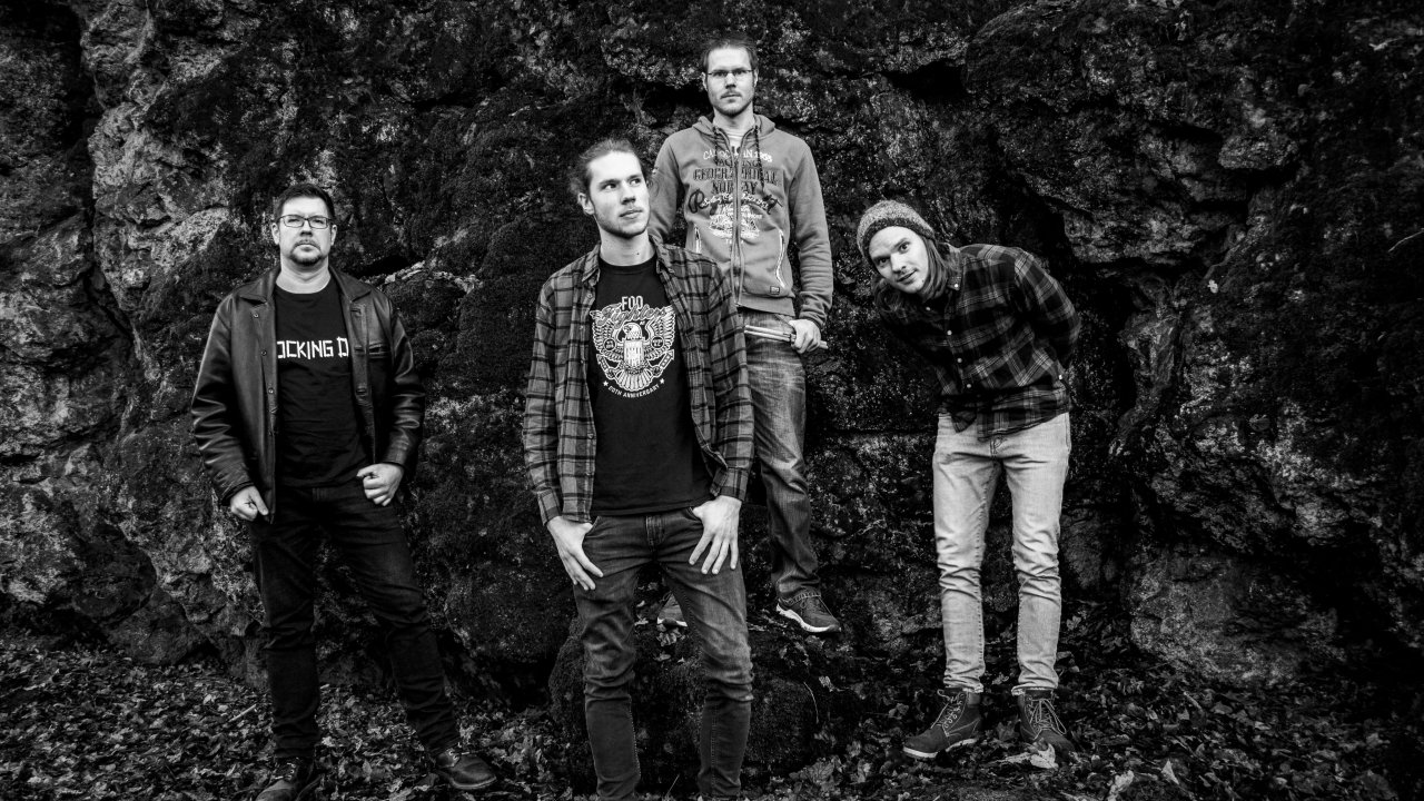 Die Band „Knocking Dog“ aus Nümbrecht spielt live im Studio A. von privat