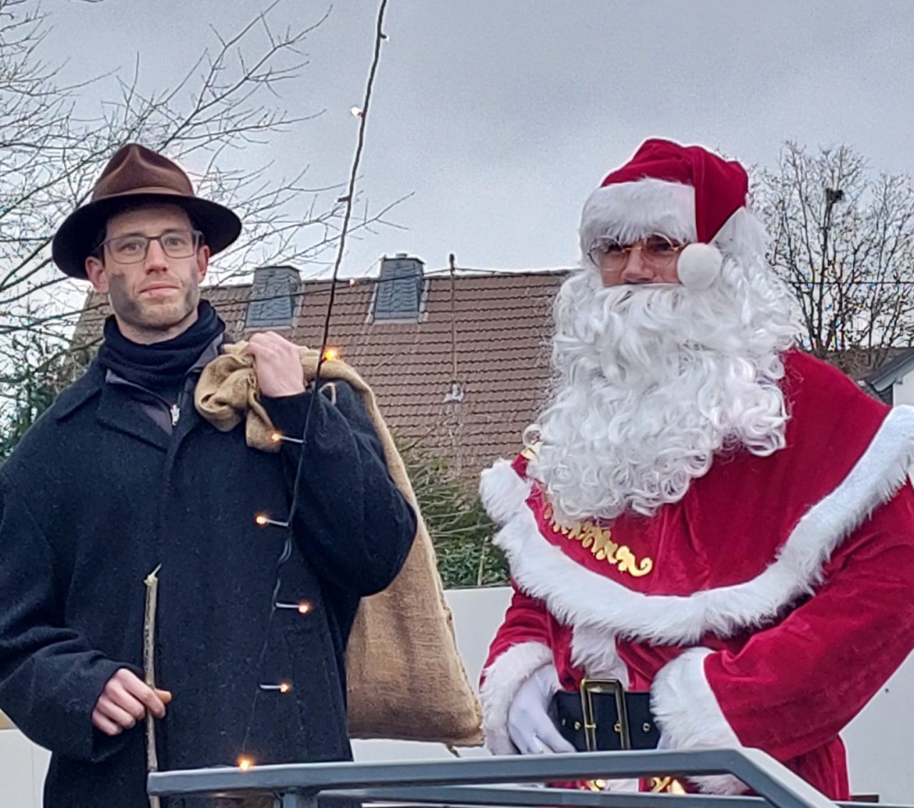 Beim Weihnachtszauber durften Nikolaus und Knecht Ruprecht nicht fehlen. von privat