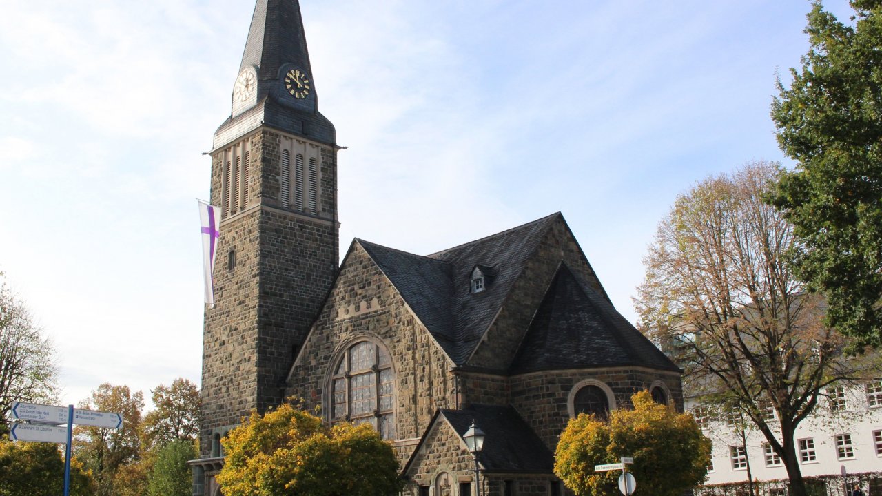 Die evangelische Erlöserkirche in Attendorn. von privat