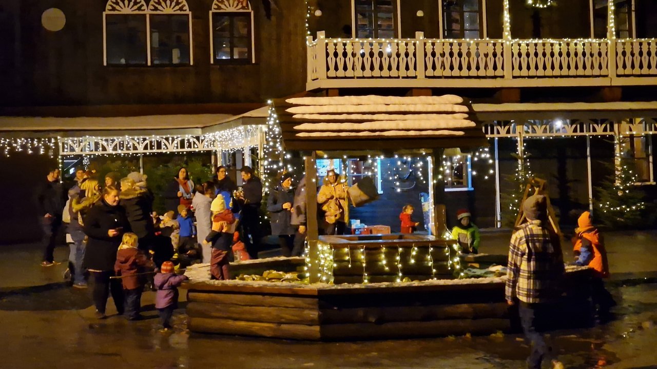 Die weihnachtliche Kulisse des Elspe Festivals. von privat