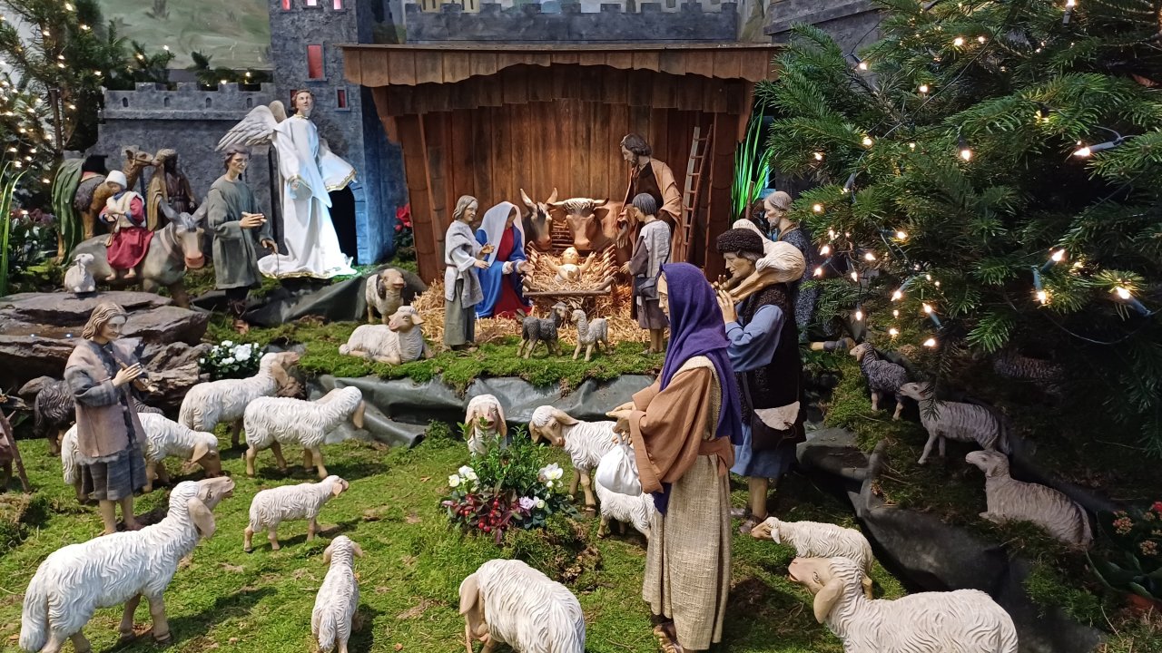 Die Krippe in der St.-Clemens-Kirche in Drolshagen. von privat