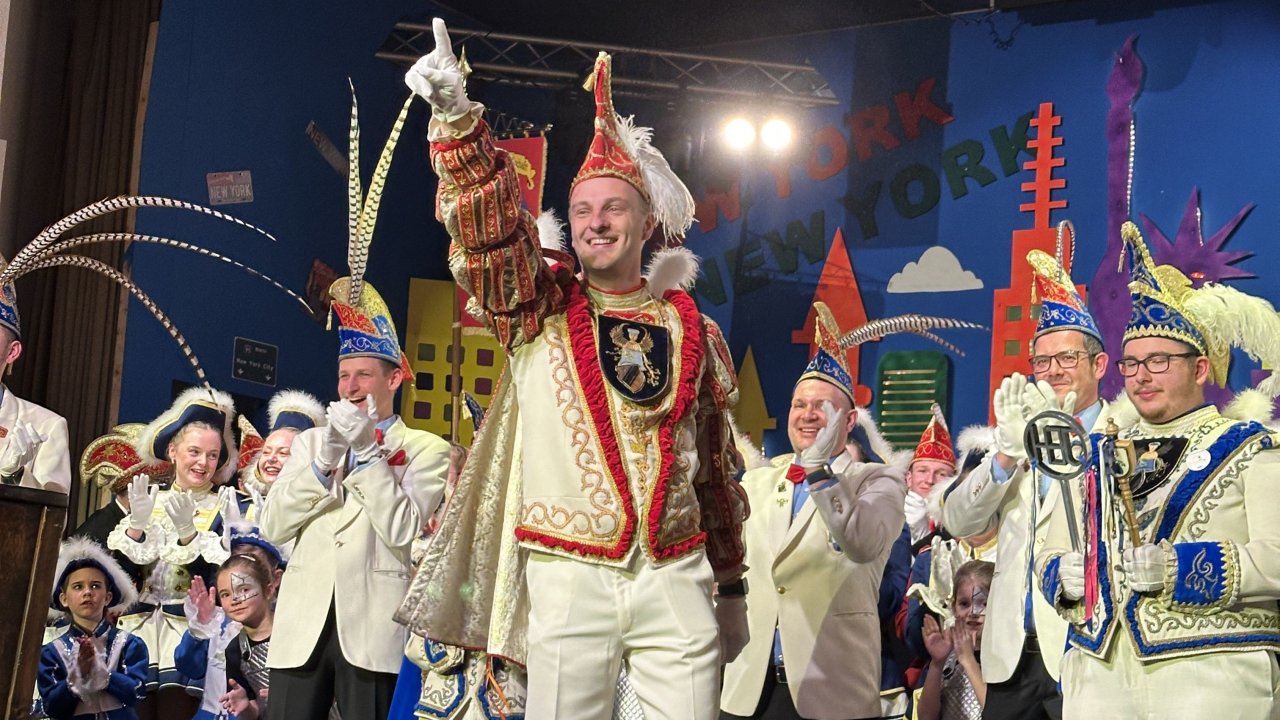 Christian I. (Sprenger) ist der neue Prinz der Karnevalsgesellschaft Heggen. von Jonas Johannes