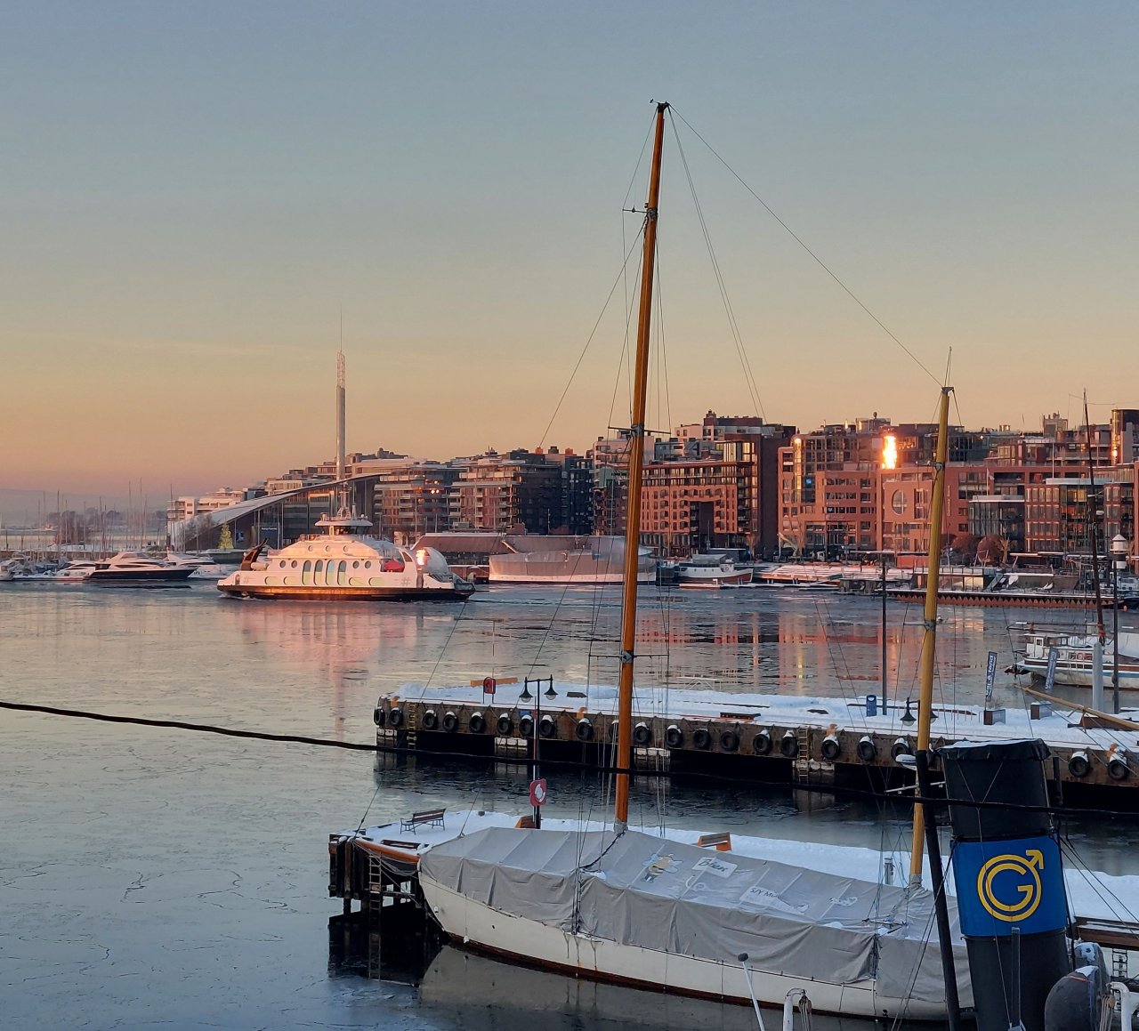 Eindrücke aus Norwegen - hier das eisige Oslo. von privat
