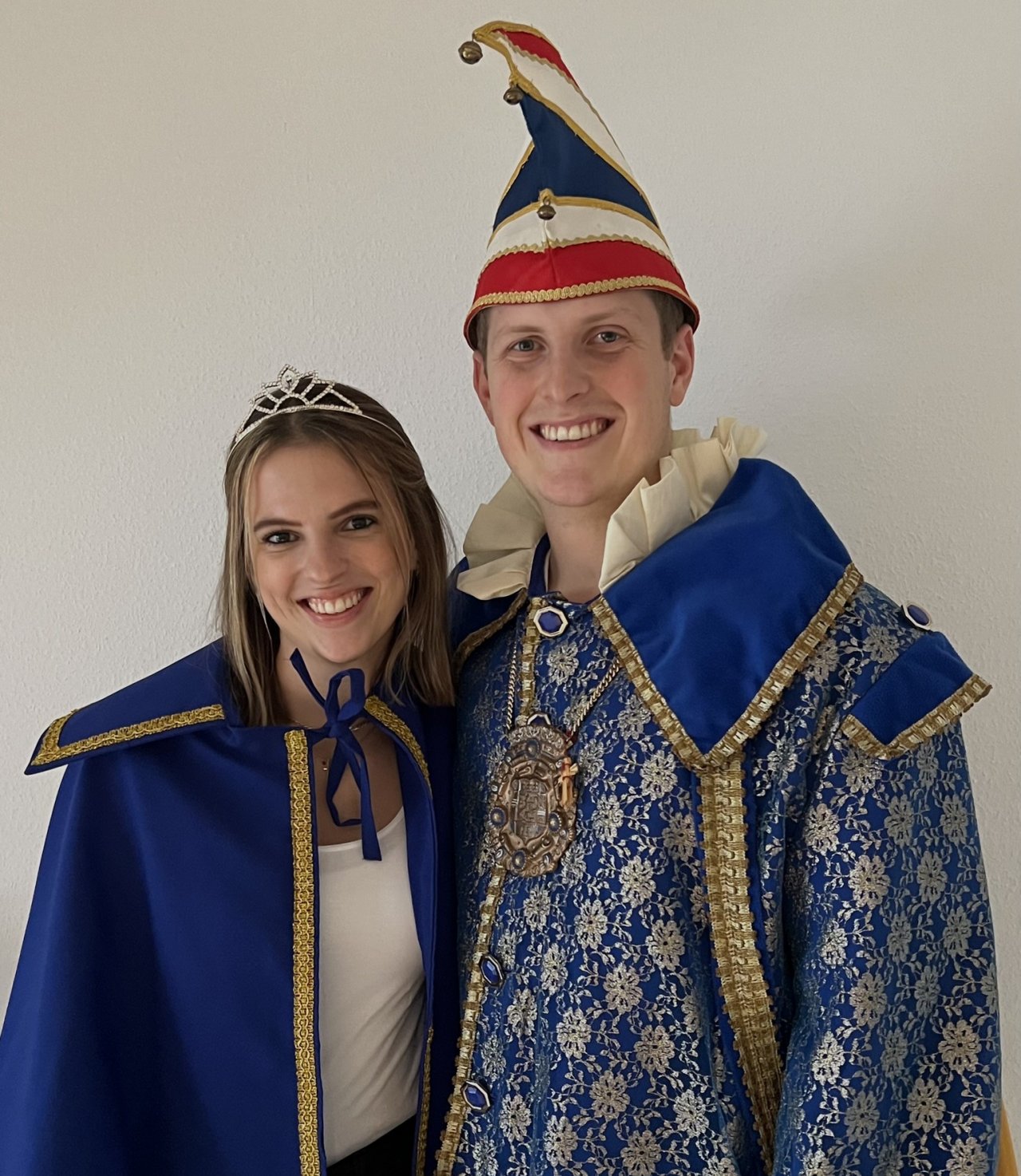 Prinz Moritz I. (Häner) und seine Prinzessin Greta (Heuel) regieren in Dahl/Friedrichsthal. von privat