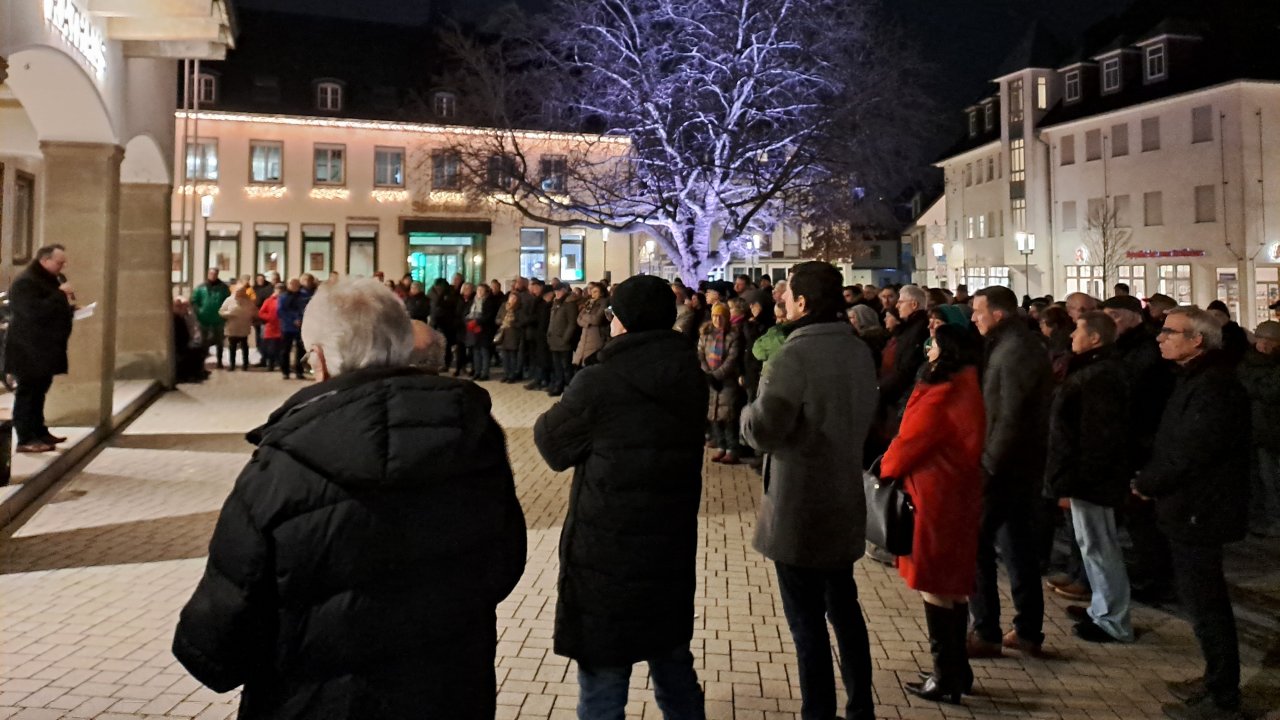 Zwei Tage vor dem Holocaustgedenktag fand in Attendorn eine Solidaritätsveranstaltung für Frieden und Toleranz statt. von privat
