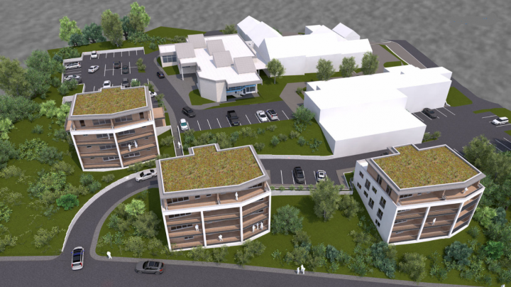 Drei neue Mehrfamilienhäuser sollen auf dem Jugenddorf-Gelände in Eichhagen entstehen.