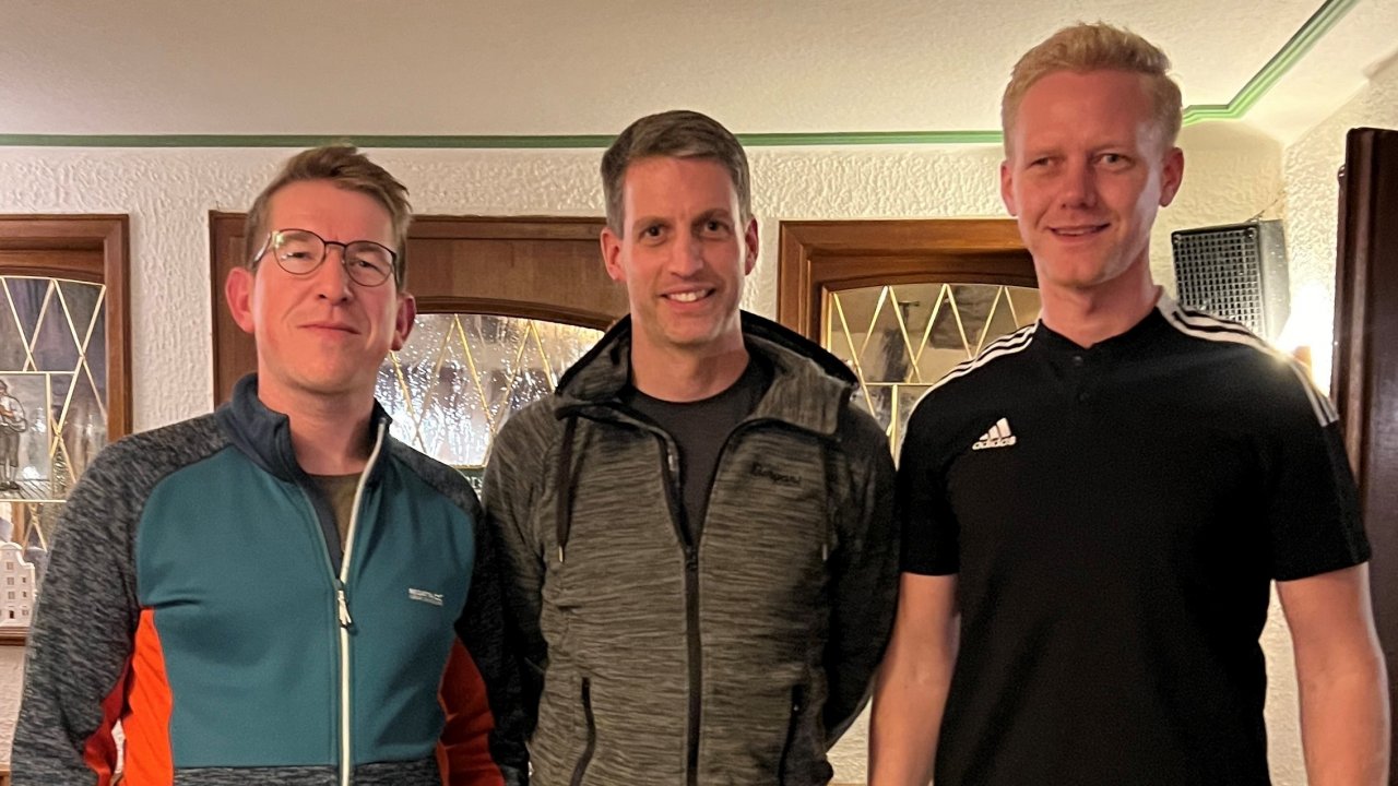 Neuer Vorstand der Altliga (v.l.) Manuel Gerigk, Stefan Büdenbender, Sebastian Scherer. von privat