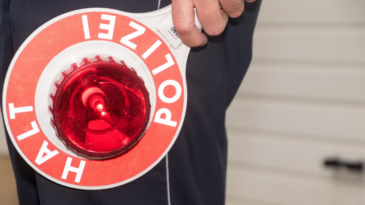 Polizeikontrolle, Symbolfoto von Nils Dinkel