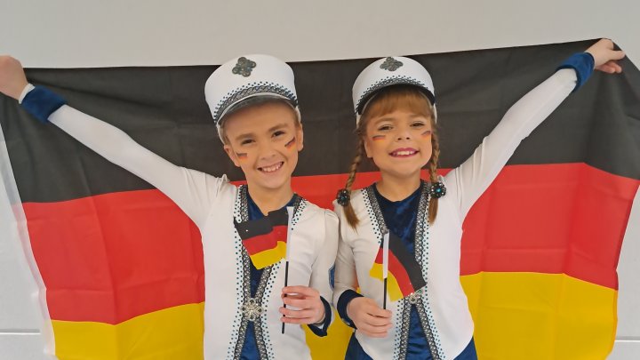 Das Junioren-Tanzpaar Klara Seifert und Conner Walbersdorf des Karnevalsvereins...
