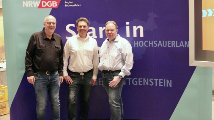 Von links: Dietmar Schwalm, Dr. Jörg Weingarten und André Arenz.