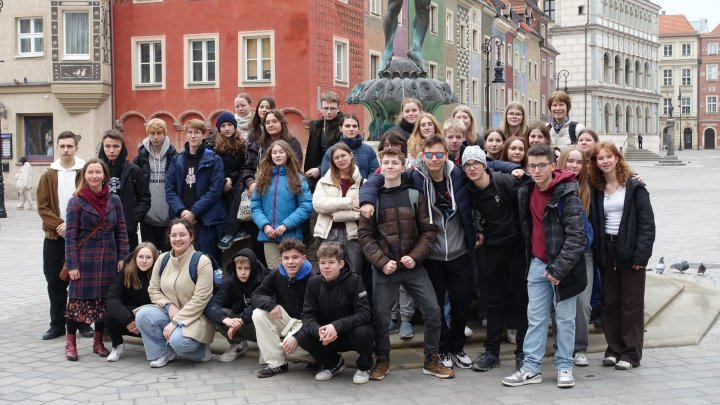 Gemeinsam wurde die Altstadt Poznans erkundet und der berühmte Marktplatz besucht.