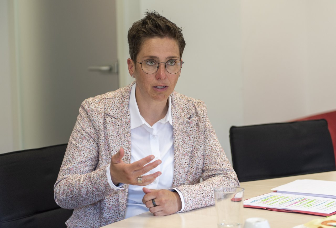 Stephanie Krömer ist Chefin der Arbeitsagentur Siegen. von Nils Dinkel