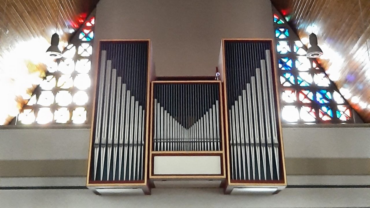Die Orgel in der Kirche in Windhausen. von privat