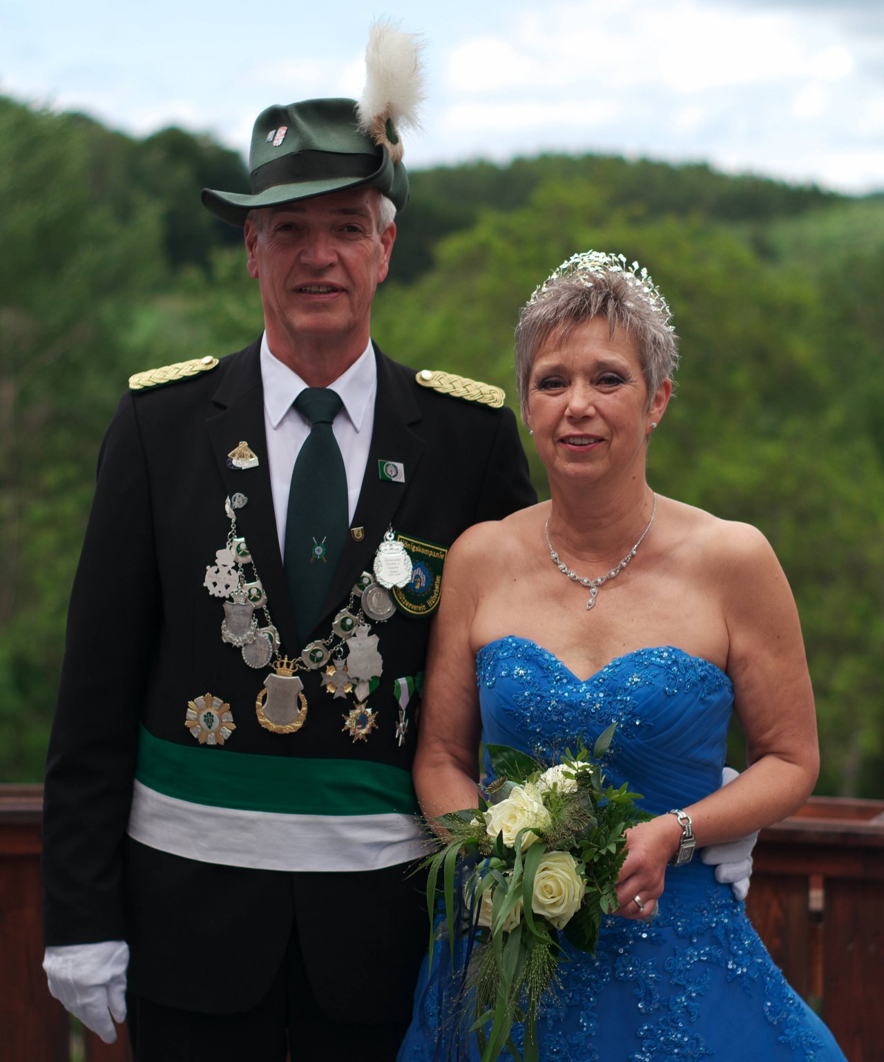 Am ersten Festtag endet die Regentschaft des Kaiserpaares Stefan und Karin Neu. von privat