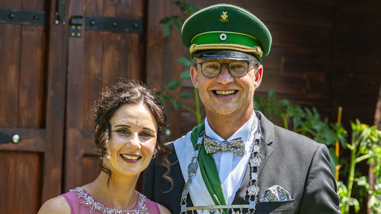 Das Schützenkönigspaar in Sporke-Hespecke im Jahr 2023: Tobias Puspas und Birgit Voucko
Schützenfest von privat